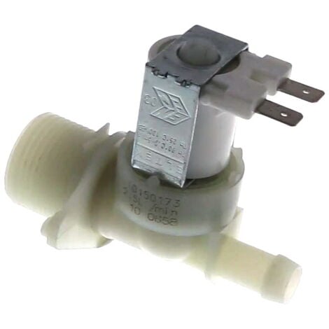 Électrovanne De Machine à Laver 1 Voie - Compatible A3792260139, 220-240V, Sortie 12mm | Pour Modèles Indesit, Whirlpool Et Autres