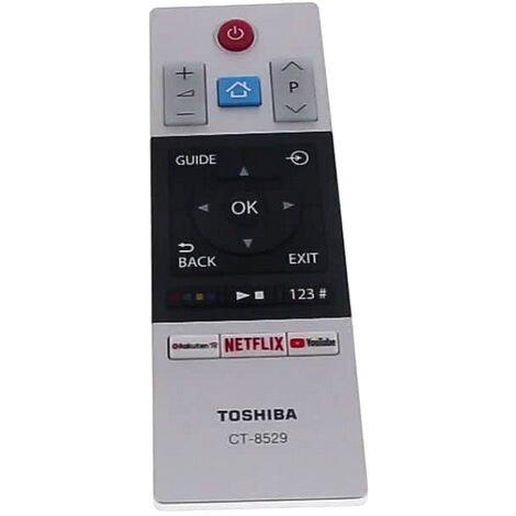 TOSHIBA, TELECOMMANDE TV RC21151 CT-8529 TOSHIBA (1/2)