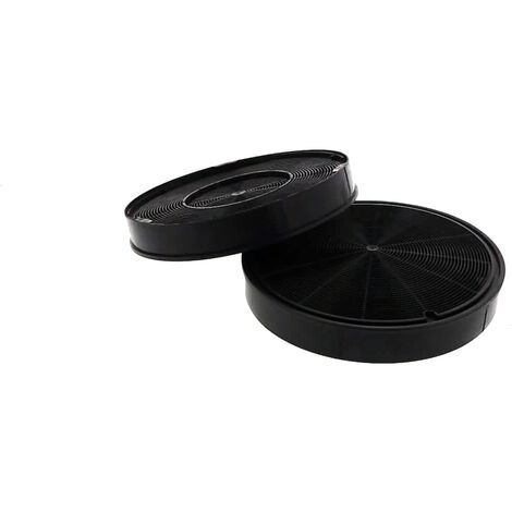 Filtre à charbon pour hotte – Lot de 2 – Dimensions 199 mm – Droit – Compatible avec LAM2706 5496341