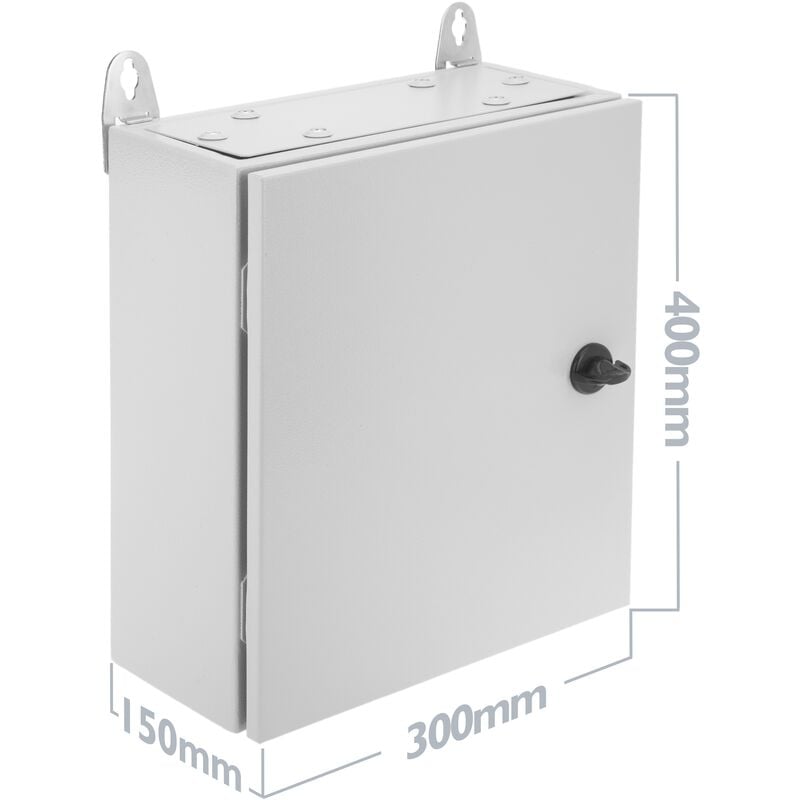 BeMatik - Scatola di distribuzione elettrica di metallo IP65 per il  montaggio a parete 400x300x150mm
