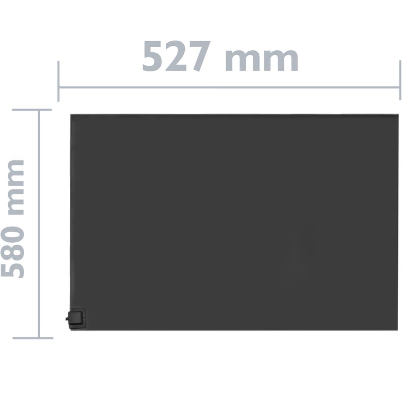 Tappetino termico riscaldante per germinazione sementi per piante terrario  idroponica 527x508mm 45W - Cablematic