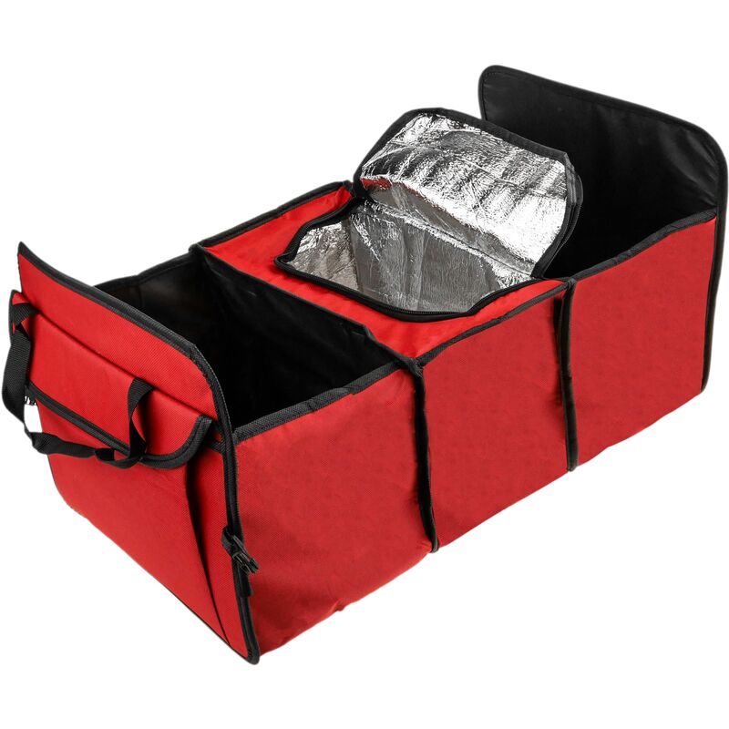 Borsa bagagliaio auto organizer tasche scatola porta oggetti pieghevole  rigida