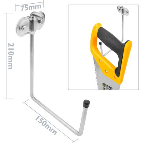 Primematik Gancio Da Parete Multiuso In Acciaio Zincato X X Mm