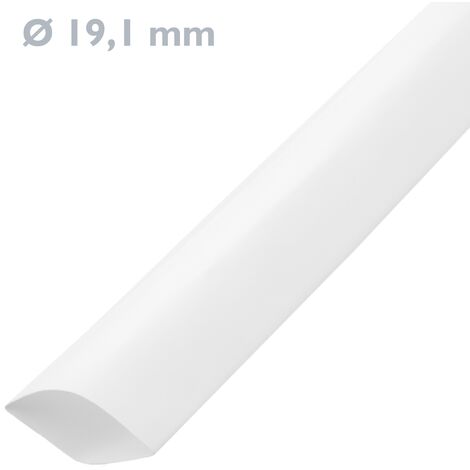 BeMatik - Calore Bianco termorestringenti rotolo 19,1 mm di 3m