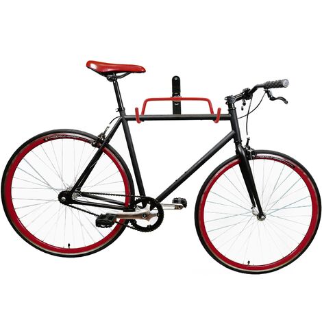 PrimeMatik - Supporto da parete a ganci per bicicletta con gancio  pieghevole per appendere bici 2-pack