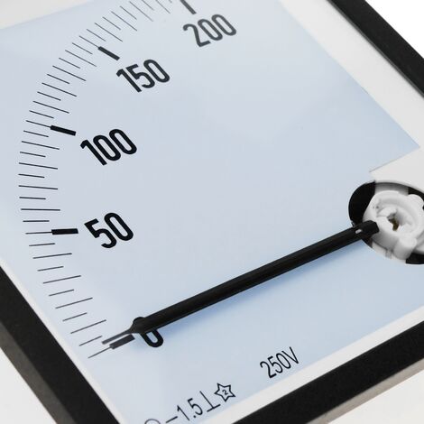 Voltmetro Analogico AC 50V Pannello Puntatore Volt Tensione Misuratore - Foto 11