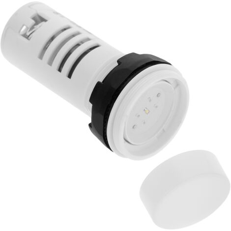 Luce Pilota LED Da 8 Mm 220 VAC Per Montaggio A Pannello Rosso 10 Pack - Foto 5