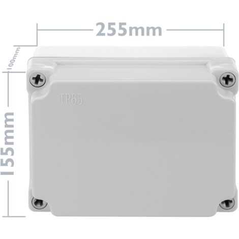 BeMatik - Scatola da superficie stagna rettangolare IP65 200x155x100mm