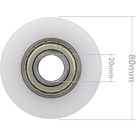 Ruota a rulli in nylon per transpallet 80x80 mm e 600Kg