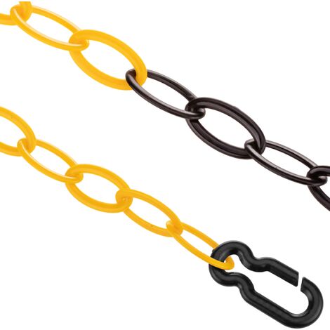 Catena Segnaletica Plastica Giallo/Nera 6mm - Rotolo Da 25 Metri Per Delimitazione Aree - Foto 3