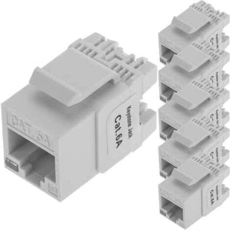 Connettore FTP Cat.6A RJ45 maschio per crimpare confezione da 100 pezzi -  Cablematic