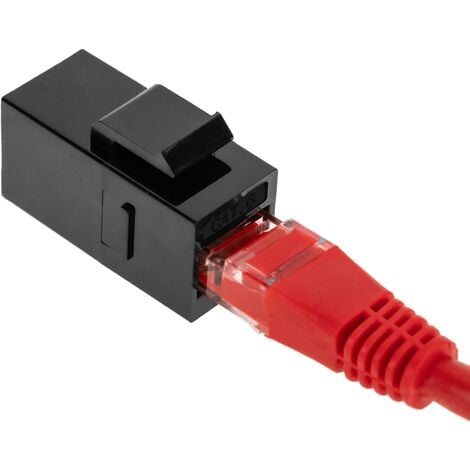 BeMatik - Accoppiatore Keystone RJ45 femmina-femmina Cat. 6 UTP confezione  da 6 unità