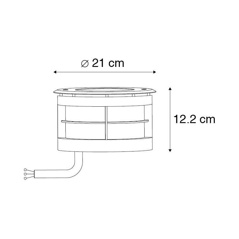 Torcia led aluminium 10w ip65 el018