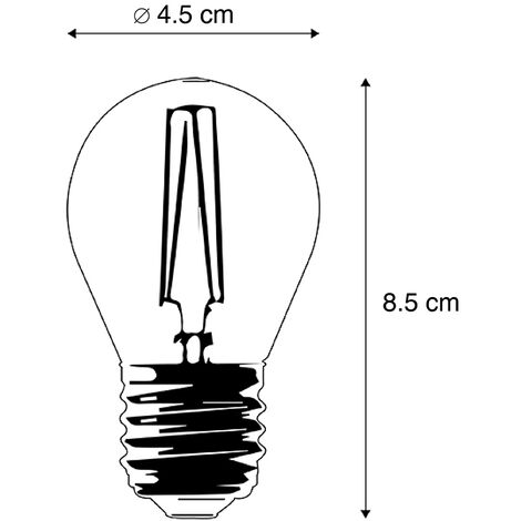 Smart E27 dimmbar in Kelvin LED-Lampe P45 4,5W 470 lm 1800-4000K