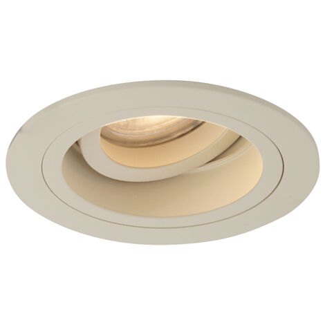 Moderner Einbaustrahler Beige GU10 50mm schwenk- und drehbar - Chuck