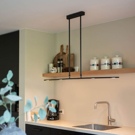 Moderne Hängelampe schwarz inkl. LED Dimmbar - Bold