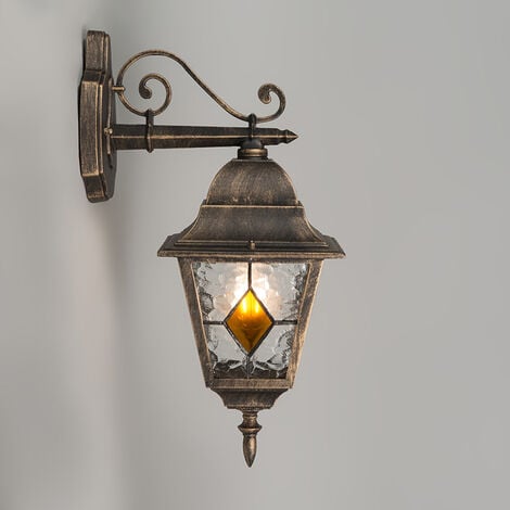 Vintage Außenwandlaterne Bronze - Antigua Down
