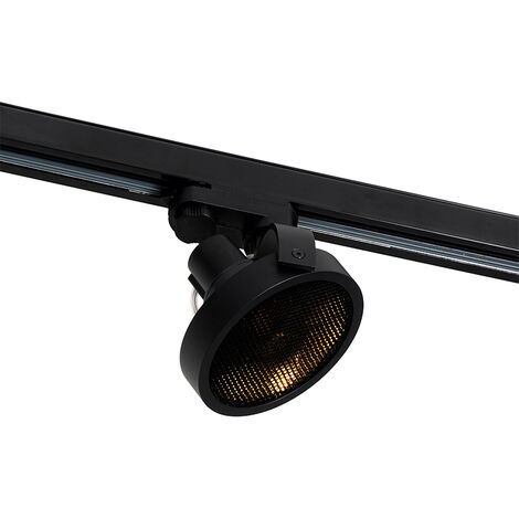 BRILLIANT Lampe Dalma Spotrondell QT14, Stiftsockellampen G9, enthalten) 3flg schwenkbar für 3x schwarz/kupfer (nicht geeignet Köpfe 33W