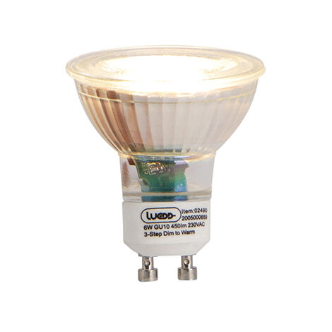 Dimmbare LED-Lampe GU10 6W 450 lm 2700K