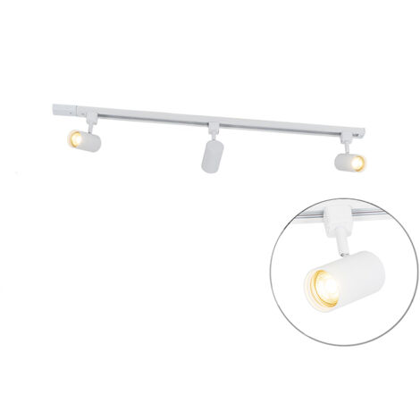 Smart Schienensystem weiß 1-phasig 3-Licht inkl. Wifi GU10 - Iconic Jeana