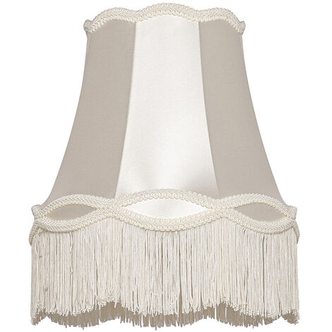 Stofflampenschirm creme 30 cm - Oma