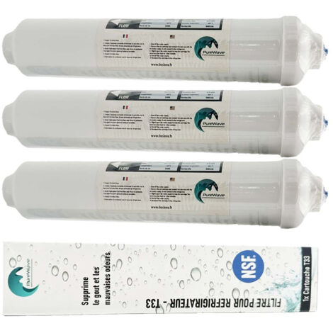 3x Wasserfilter für Kühlschrank Kompatibel Alle Amerikanischen Kühlschrank Oder Standard 2 (1/5)