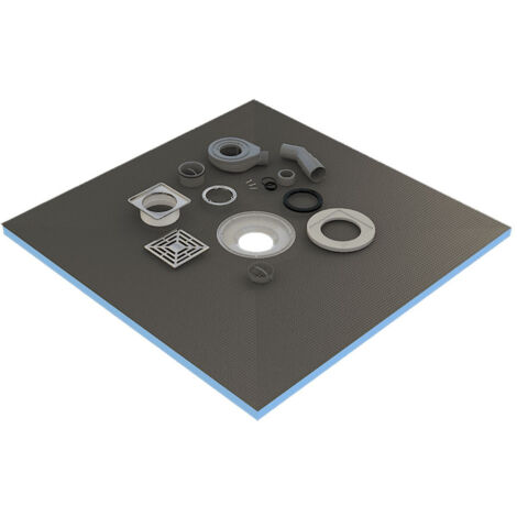 90 x 90 x 4 cm Duschwanne, Fliesen bereit, mit Siphon Duschwanne, VALSTORM © 2 (1/5)