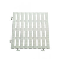 50-Platten-Entgleisungsplatten 30 cm quadrat weiß (50 Stück) pvc wasserdicht für alle feuchten Hintergründe 2