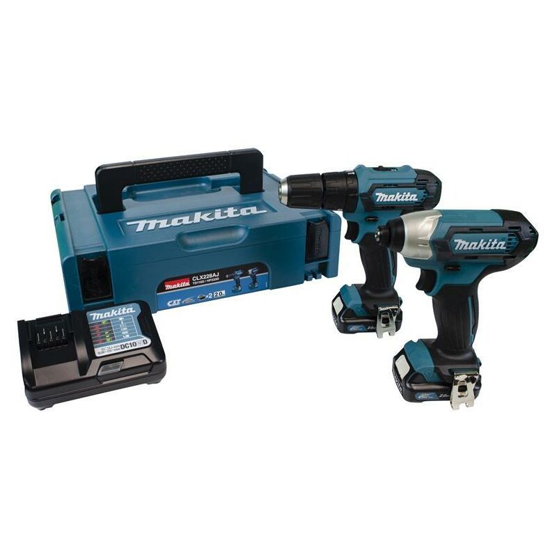 CLX228AJ 12Vmax CXT Twin Pack 12V 2 x 2.0Ah - MAKCLX228AJ