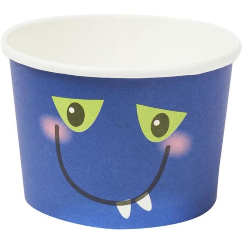 Monster Tableware Party Treat Tubs X8 Monster Tableware Party Treat Tubs X8