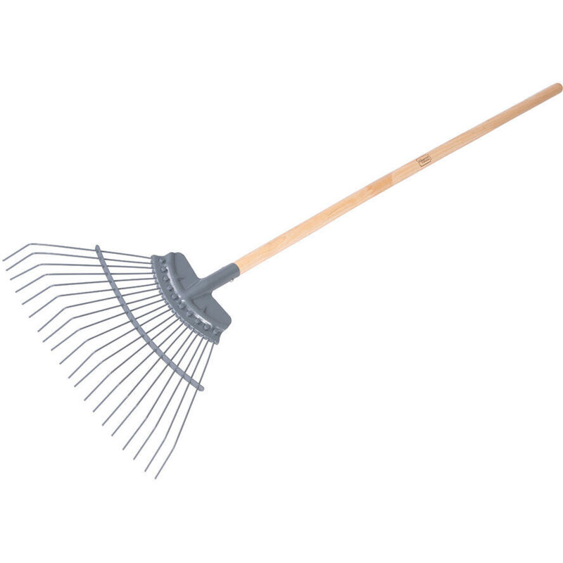 Silverline Carbon Steel Lawn Rake 1730mm 235803