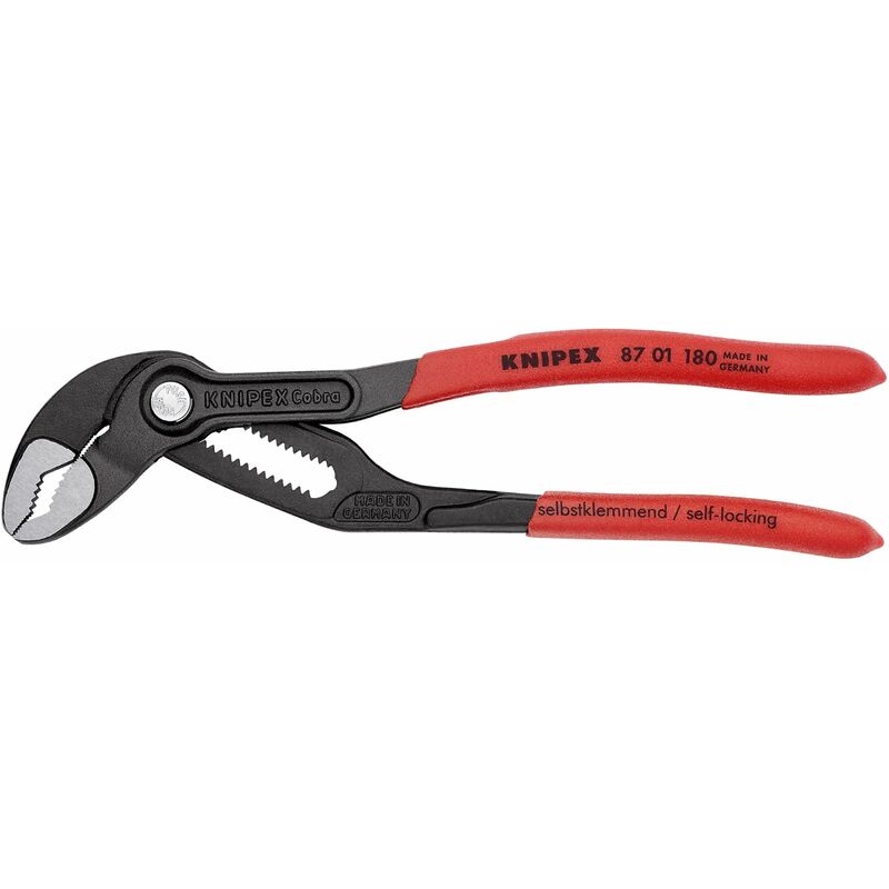 KNIPEX Cobra Water Pump Pliers (36mm, 180mm, PVC Grip)