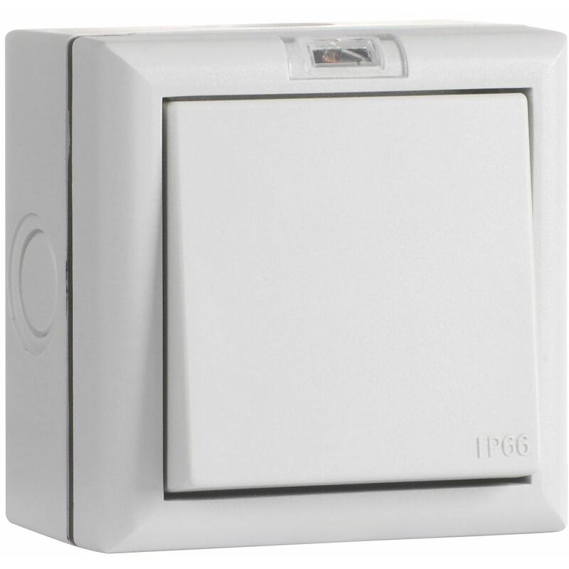 IP66 2-Way Switch Neon 1-Gang SMJE61G2B