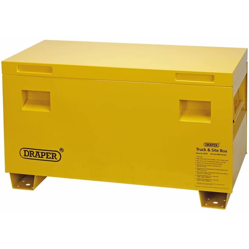 710 x 425 x 330mm Outdoor Waterproof Storage Box - 62L Heavy Duty Cargo Case