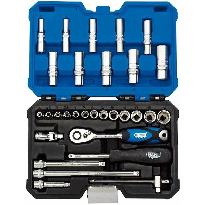 Draper 1/4" Sq. Dr. Metric Socket Set (30 Piece) (16444)
