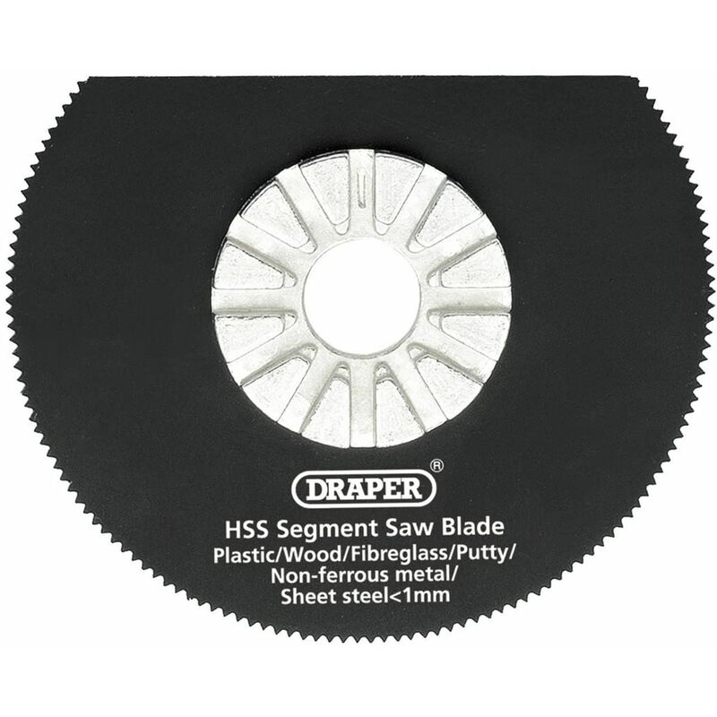 Draper HSS Segment Saw Blade 63mm Dia. x 18tpi (26057)