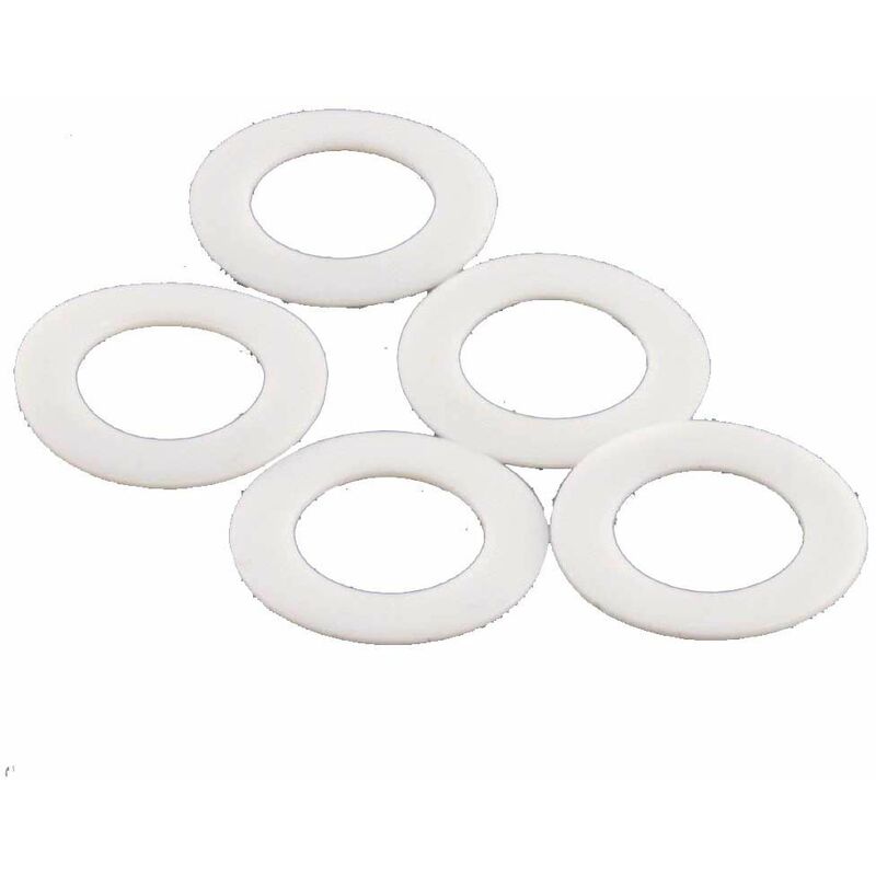 PITLOCK M5 TEFLON WASHERS (5 PACK): SILVER - PITEFWASH