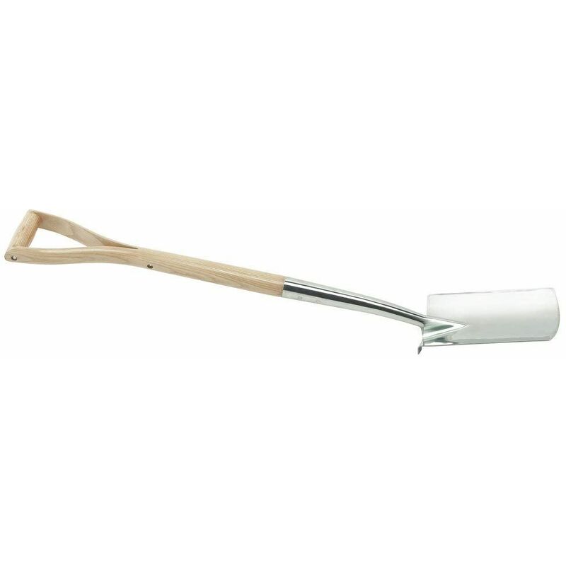 Draper Heritage Stainless Steel Border Spade with Ash Handle (99012)
