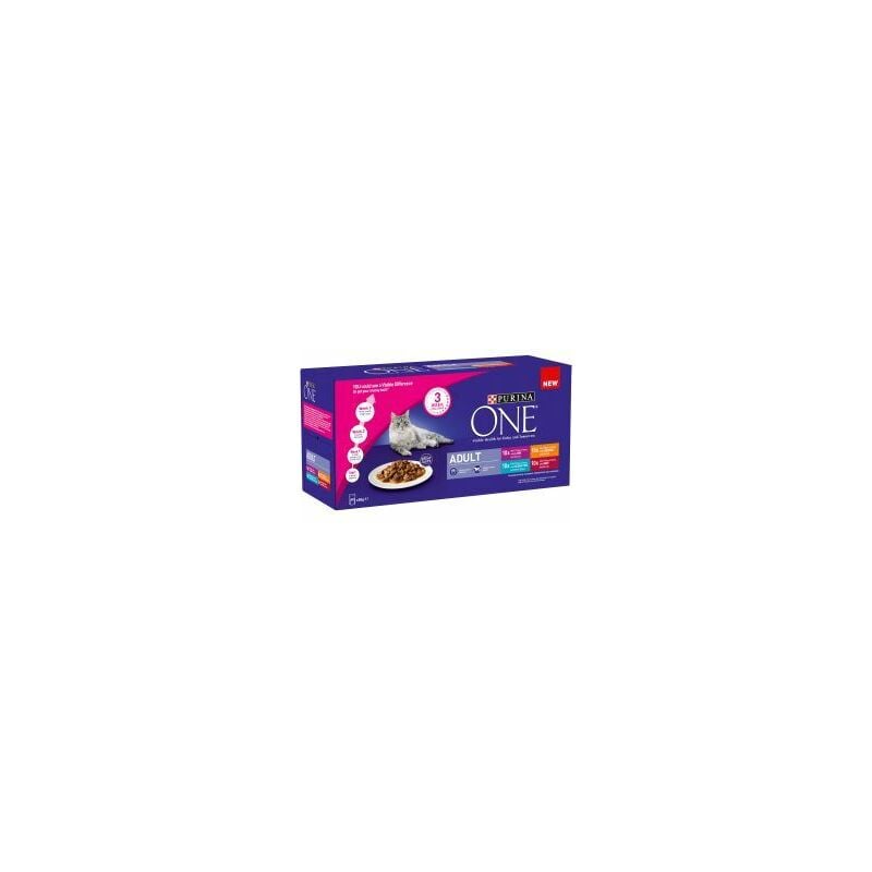Purina One Adult Mini Fillets Mixed 40pk - 85g - 578180