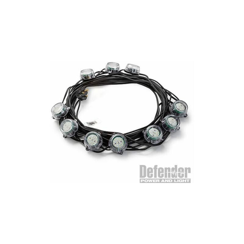 22m Heavy Duty LED Encapsulated Festoon String Lights 50W 230V 50W E89353