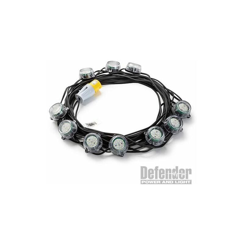 22m Heavy Duty LED Encapsulated Festoon String Lights 50W 110V 50W E89354