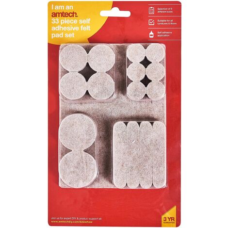 33pc Self Adhesive Felt Pad Set - S5335