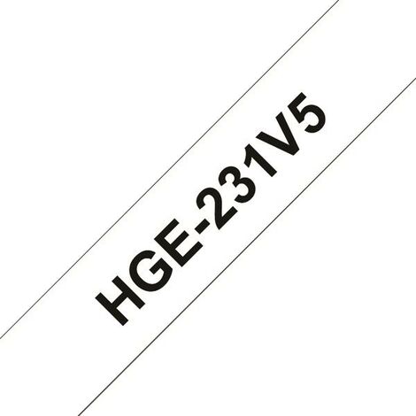 Brother Lbl Tp 12 Blk on Wh HGE231V5 - BA68461