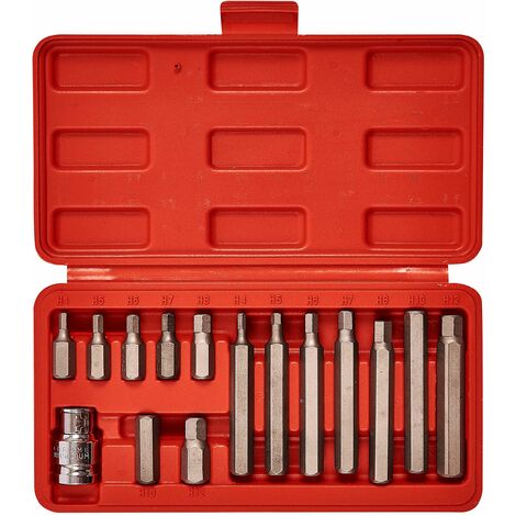 15pc Hex Bit & Socket Set - I8550