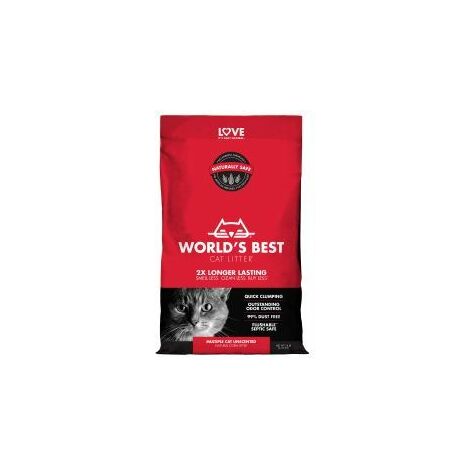 Worlds Best Cat Litter 14lb Multi Cat Unscented (6.35kg) - 736261