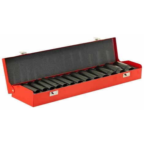 13 Piece 1/2'' square drive deep impact socket set - I7405 (1/5)