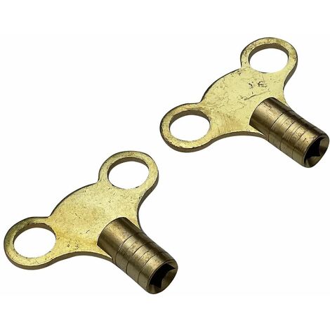 2pcs Brass Radiator Key Set - C3110 (1/4)