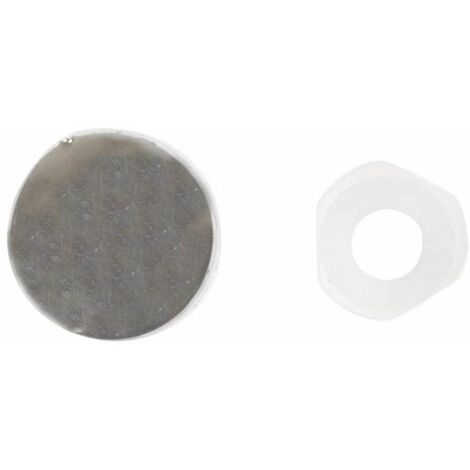 Domed Cover Cap Chrome Coloured No. 6-8 Bag 25 FORPDT5M