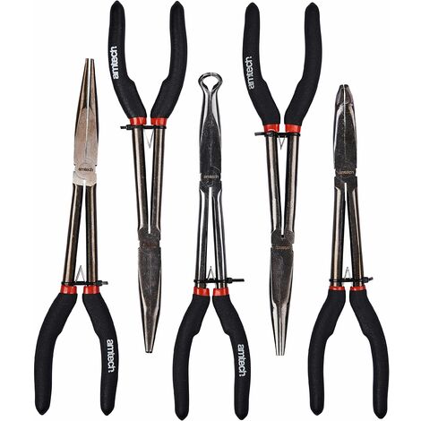 Long needle nose clearance pliers set