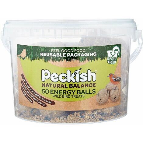 Peckish Natural Balance Energy Balls 50 Tub - 726380